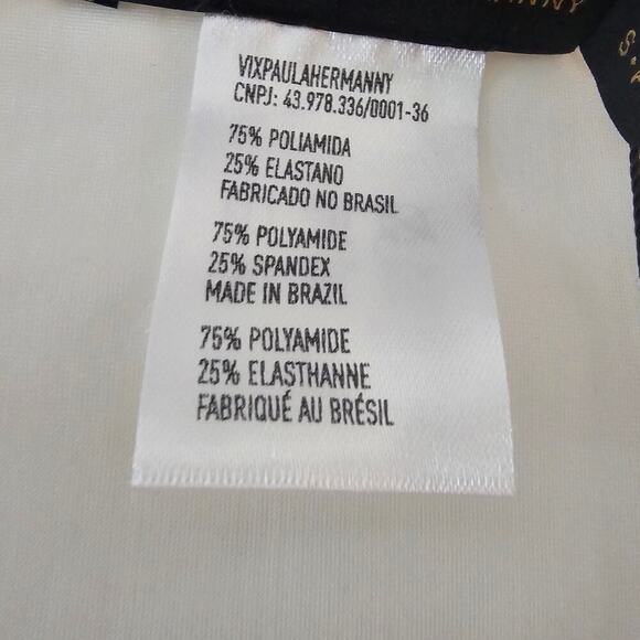 NWT Vix by Paula Hermanny Women's White Tan Loop Midi Cover Up Maxi Dress Size S - Picture 13 of 13